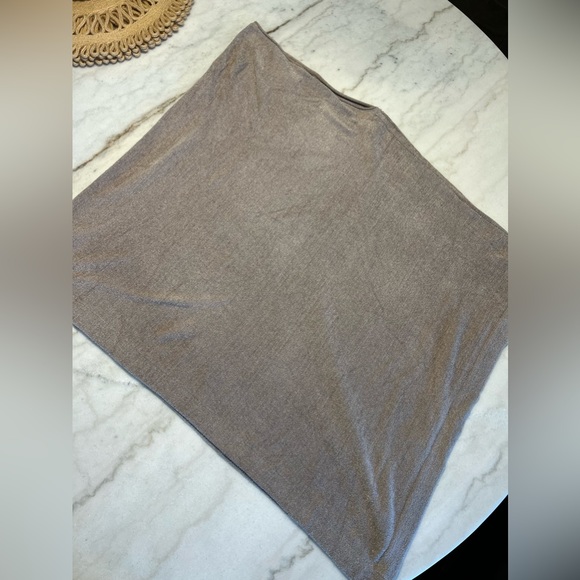 BAREFOOT DREAMS CozyChic Ultra Lite Poncho, OS Plus in Beach Rock - Picture 3 of 9